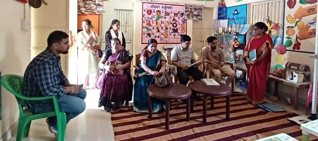 ଅଙ୍ଗନବାଡ଼ି କେନ୍ଦ୍ର ଅନୁଧ୍ୟାନ କଲେ ମହିଳା ଶିଶୁ ବିକାଶ ବିଭାଗର ଅତିରିକ୍ତ ସଚିବ