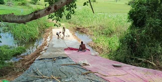 ନିମ୍ନମାନର ନଦୀ ଗୋଡା କାର୍ଯ୍ୟ