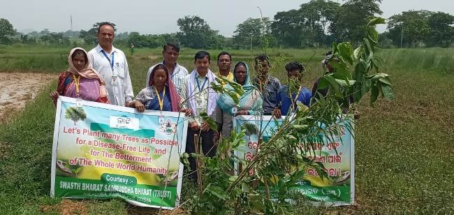 ସମୃଦ୍ଧ ଭାରତ ଟ୍ରଷ୍ଟ ଆନୁକୂଲ୍ୟରେ ବୃକ୍ଷ ରୋପଣ କାର୍ଯ୍ୟ କ୍ରମ