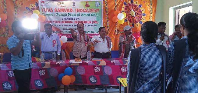 ନେହେରୁ ଯୁବ କେନ୍ଦ୍ର ଦ୍ବାରା ପଞ୍ଚ ପ୍ରାନ ଅଫ୍ ଅମୃତ କାଲ ଉତ୍ସବ ‌