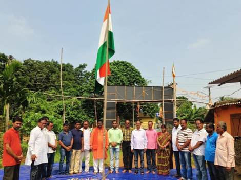 ରେମୁଣା ବିଜେପି କାର୍ଯ୍ୟାଳୟରେ ସ୍ବାଧୀନତା ଦିବସ ପାଳିତ