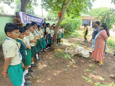 ପଶୁ ଡାକ୍ତରଖାନାର ବିଭିନ୍ନ ସେବା ପ୍ରକ୍ରିୟାକୁ ୟୁରୋ ସ୍କୁଲ ଛାତ୍ରଛାତ୍ରୀଙ୍କ ପରିଦର୍ଶନ