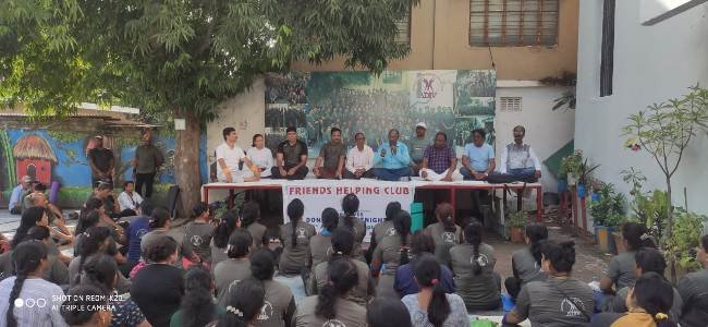 ଏରୋବିକ୍ସ କେନ୍ଦ୍ରରେ ଚକ୍ଷୁଦାନ ପକ୍ଷ ସଚେତନତା