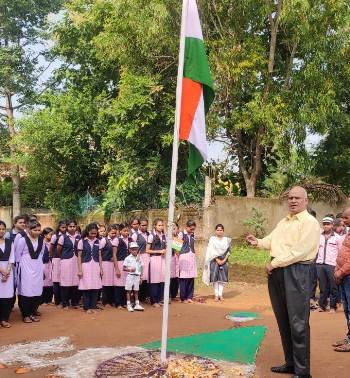 ଟେକ୍ନୋୱାର୍ଲ୍ଡ କଲେଜ ରେ ୭୭ ତମ ସ୍ବାଧିନତା ଦିବସ ପାଳିତ