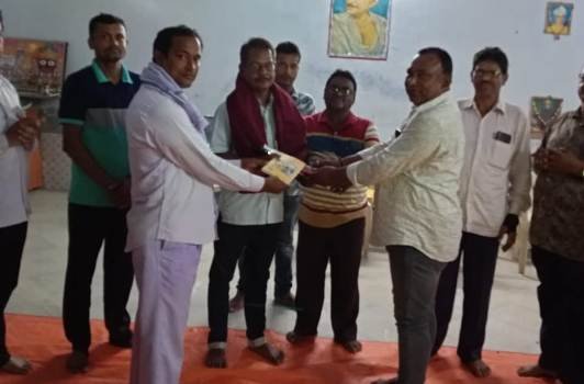 ଶିକ୍ଷକ ନେତା ପୁରୁଷୋତ୍ତମ ପ୍ରଧାନଙ୍କୁ ଅବସର କାଳୀନ ସମ୍ବର୍ଦ୍ଧନା