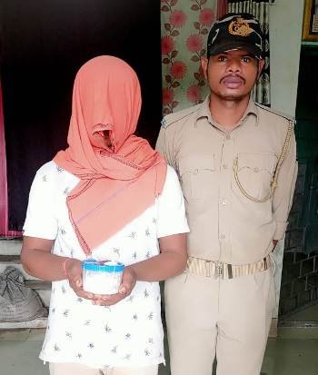 ଅଡରବଜାର ରେ ୨୪୦ ଗ୍ରାମ ବ୍ରାଉନସୁଗାର ଜବତ