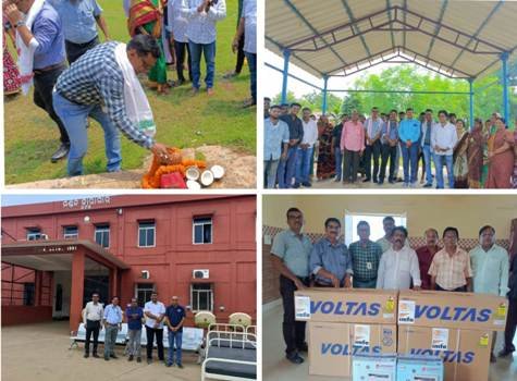 ଇମ୍ଫା-ଚୌଦ୍ବାର ଦ୍ଵାରା ଶିଳାନ୍ୟାସ ଓ ବିଭିନ୍ନ ଆବଶ୍ୟକୀୟ ସାମଗ୍ରୀ ପ୍ରଦାନ
