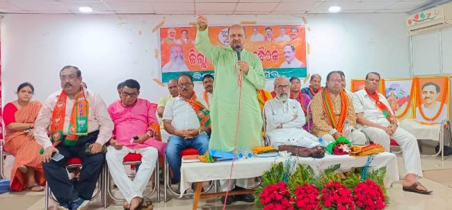 ରାଜ୍ଯ ସଭାପତି ମନମୋହନ ସାମଲଙ୍କ ବାଲେଶ୍ଵର ଗସ୍ତ