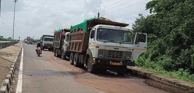 ଵେଆଇନ ଵାଲି ଟ୍ରକ୍ ଜବତ