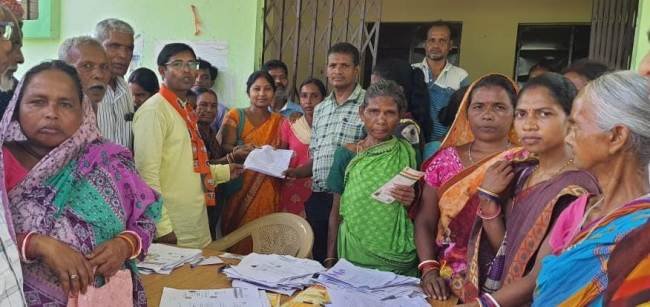 ବିଜେପି ପକ୍ଷରୁ ପଞ୍ଚାୟତ କାର୍ଯ୍ୟାଳୟ ଘେରାଉ ଅନୁଷ୍ଠିତ