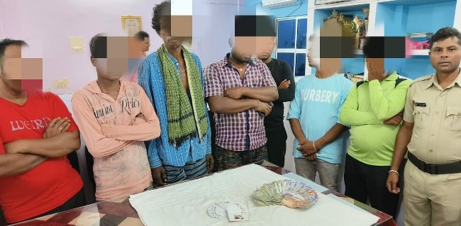 ଦୁଇ ଜୁଆ ଆଡ୍ଡା ଉପରେ ଚଢ଼ାଉ,୧୧ ଜୁଆଡି ଗିରଫ