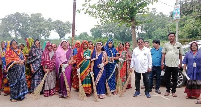 ବୁଗୁଡା ଏନଏସି ରେ ସ୍ୱଚ୍ଛତା ପାଇଁ ଶ୍ରମଦାନ