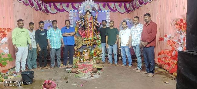 କୁଲେଇଶିଳା ବଡ଼ ମଣ୍ଡପରେ ୫୦ ଵର୍ଷ ରୁ ଉର୍ଦ୍ଧ୍ବ ମା' ଙ୍କ ଶାରଦୀୟ ପୂଜା