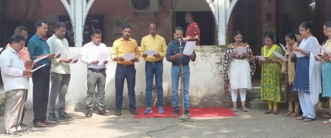 ରାଷ୍ଟ୍ରୀୟ ଏକତା ଦିବସ- ୨୦୨୩ ଶପଥ ପାଠ ଅନୁଷ୍ଠିତ