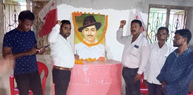 କ୍ରାନ୍ତିକାରୀ ସହିଦ୍ ଭଗତ ସିଂଙ୍କ ଜୟନ୍ତୀ ପାଳିତ