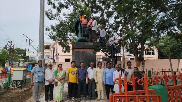 ପୂଜ୍ୟ ପୂଜା ସମିତି ପକ୍ଷରୁ ଗାନ୍ଧୀ ଓ ଶାସ୍ତ୍ରୀ ଜୟନ୍ତୀ ପାଳନ