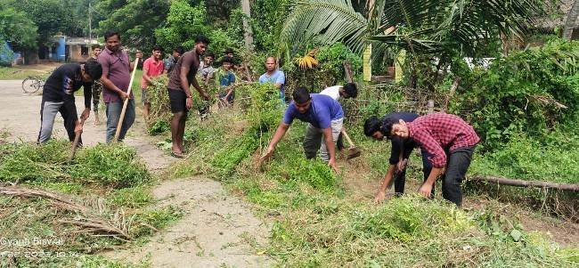 ପାର୍ବଣରେ ମନ୍ଦିର ଓ ରାସ୍ତା ସଫେଇ
