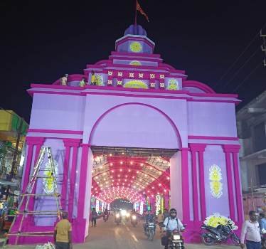 ନବରାତ୍ରି ଦୁର୍ଗାପୂଜା ଉପଲକ୍ଷେ କଳସ ଯାତ୍ରା ଓ ପୂଜାରମ୍ଭ
