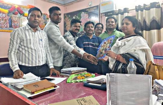 ସାନଖେମୁଣ୍ଡି ତହସିଲରେ ନୂତନ ତହସିଲଦାର ଙ୍କ ଦାୟୀତ୍ବ ଗ୍ରହଣ