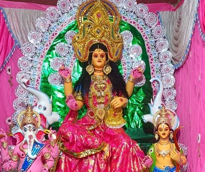 ମାଳଦା ଠାରେ ପ୍ରସିଦ୍ଧ ଗଜଲକ୍ଷ୍ମୀ ପୂଜା ଆରମ୍ଭ