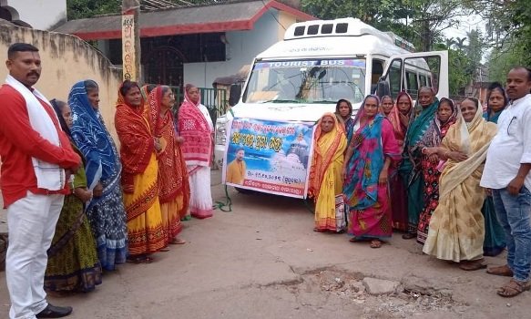 ଶ୍ରୀଜଗନ୍ନାଥଙ୍କ ଦର୍ଶନ ପାଇଁ କେନ୍ଦ୍ରାପଡାରୁ ୨୫ଜଣ ବୃଦ୍ଧାଙ୍କ ଶ୍ରୀକ୍ଷେତ୍ର ଯାତ୍ରା