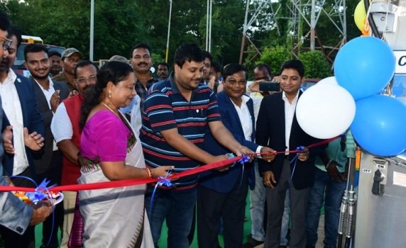 ଖୋଲିଲା ଓଡିଶାର ପ୍ରଥମ ଭାରତ ପେଟ୍ରୋଲିୟମ ସିଏନଜି ଷ୍ଟେସନ