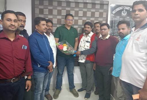 ଗାଙ୍ଗପୁର ନୂତନ ଥାନା ଅଧିକାରୀ ଙ୍କୁ ପ୍ରେସ କ୍ଲବ୍ ର ସ୍ବାଗତ