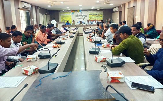 ସାନଖେମୁଣ୍ଡିରେ ଖରିଫ ଧାନ କ୍ରୟ ପ୍ରସ୍ତୁତି ବୈଠକ