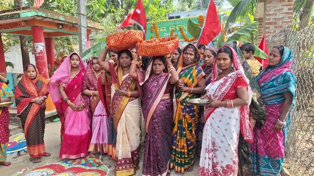 ସୁଲଣ ଓ ବାଙ୍ଗୋର, ଇଞ୍ଚୋଳ ପଞ୍ଚାୟତରେ ବୁଲିଲା ଅର୍ପଣ ରଥ, ଭକ୍ତିର ଗୁଆ ଅରୁଆ ଚାଉଳ ସଂଗ୍ରହ