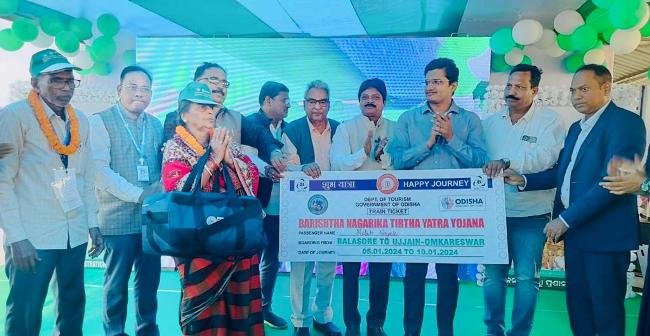 ବାଲେଶ୍ୱରରୁ ଗଡ଼ିଲା ବର୍ଷର ପଞ୍ଚମ ବରିଷ୍ଠ ନାଗରିକ ତୀର୍ଥଯାତ୍ରା ପାଇଁ ସ୍ୱତନ୍ତ୍ର ରେଳ