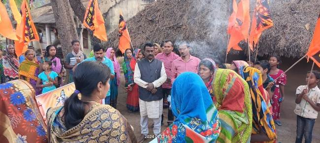 ଅଯୋଧ୍ୟା ରେ ରାମଲାଲାଙ୍କ ମନ୍ଦିର ଓ ବିଗ୍ରହ ଙ୍କ ପ୍ରାଣ ପ୍ରତିଷ୍ଠା ନିମନ୍ତେ ସିଂଡୋବ ଗ୍ରାମରେ ଅକ୍ଷତ ଓ ନିମନ୍ତ୍ରଣ