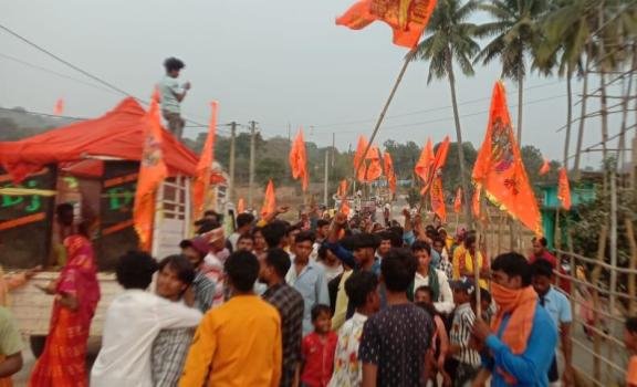 ମୋହନାରେ ଶ୍ରୀରାମ ମନ୍ଦିର ଅକ୍ଷତ ବଣ୍ଟନ