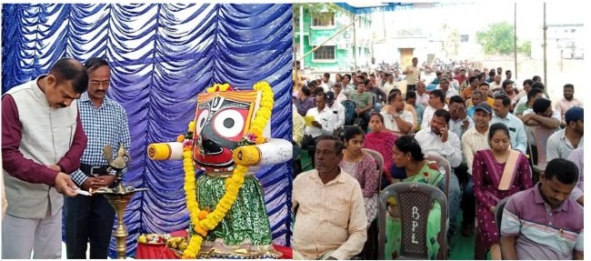 ଗଜପତି ଜିଲ୍ଲାସ୍ତରୀୟ ଧାନ କ୍ରୟ ମଣ୍ଡିର ଶୁଭ ଉଦଘାଟନ