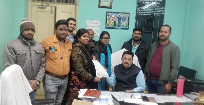 ଓଡିଶା ରାଜସ୍ୱ କ୍ଷେତ୍ରାଧିକାରୀ ସଙ୍ଘର ମୁଖ୍ୟ ଶାସନ ସଚିବଙ୍କ ଉଦେଶ୍ୟରେ ଦାବିପତ୍ର