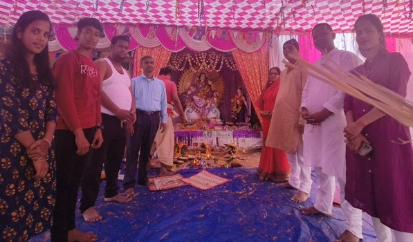 ଶାଳବଣୀ ଗ୍ରାମରେ ସରସ୍ୱତୀ ପୂଜା