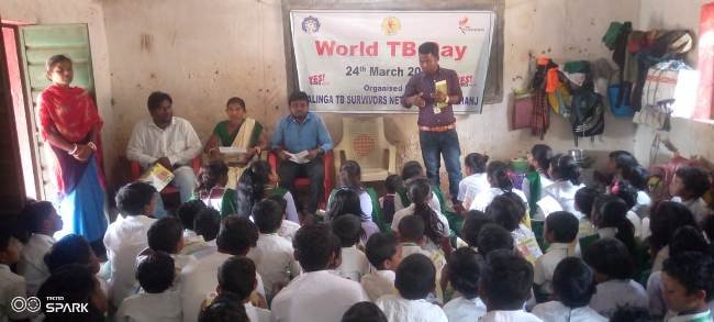 ଲୁହାଶିଳା ସାନ୍ତାଳୀ ଵିଦ୍ଯାଳୟ ପରିସରରେ ବିଶ୍ୱ ଯକ୍ଷ୍ମା ଦିବସ ପାଳିତ