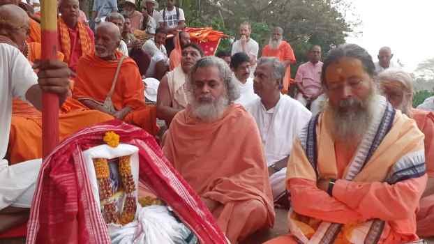 ନୂଆମଠ ଠାରେ ରାତ୍ରୀଯାପନ କଲେ ପ୍ରାଚୀ ପରିକ୍ରମା ପଦଯାତ୍ରୀ