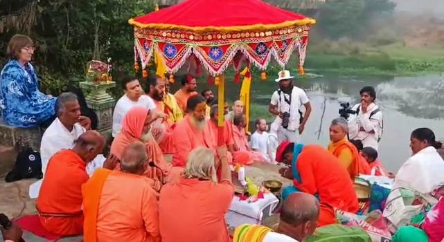 ଦେଉଳି ମଠ ଠାରେ ପହଞ୍ଚିଲେ ପ୍ରାଚୀ ପରିକ୍ରମା ପଦଯାତ୍ରୀ