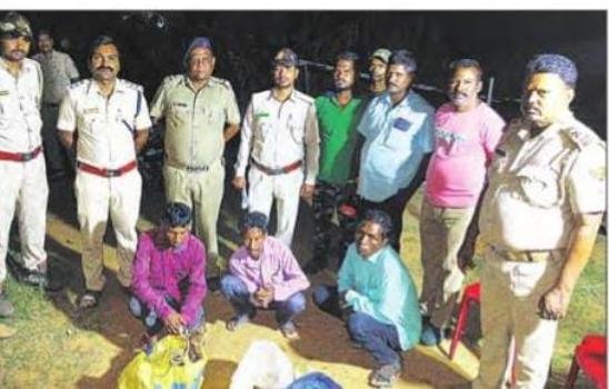 ହରିଣ ମାଂସ ଜବତ, ୩ ଚାଲାଣକାରୀ ଗିରଫ