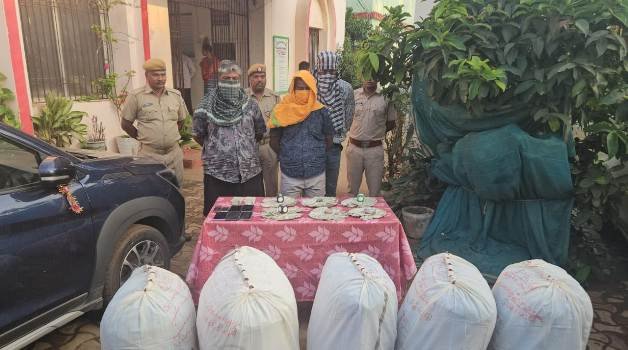 ଆନ୍ତରାଜ୍ୟ ଗଞ୍ଜେଇ ଚାଲାଣ ବେଳେ ତିନି ଗିରଫ