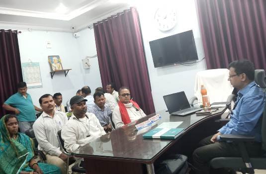 ସିପିଆଇ (ଏମ୍.ଏଲ) ସମର୍ଥିତ ସୋରଡା ବିଧାୟକ ପ୍ରାର୍ଥୀ ଅବନୀ ଗୟାଙ୍କ ନାମାଙ୍କନ ପତ୍ର ଦାଖଲ