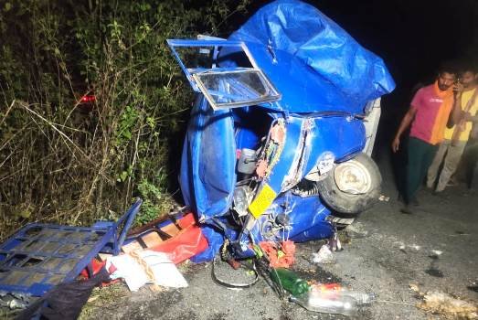 ବାଙ୍କେଶ୍ୱରୀ ଘାଟି ରେ ଓଲଟିଲା ଡାଲା ଅଟୋ