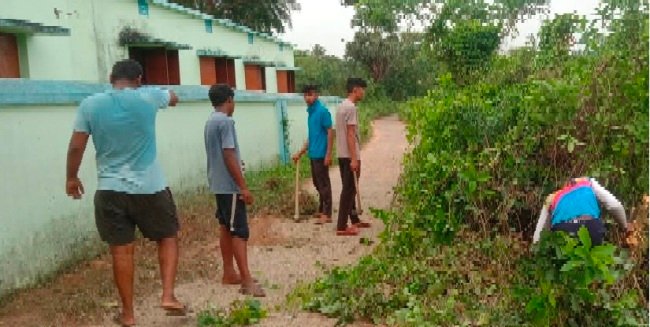 ପଲ୍ଲୀପ୍ରଗତି ଯୁବକ ସଙ୍ଘ ପକ୍ଷରୁ ସଫେଇ କାର୍ଯ୍ୟକ୍ରମ