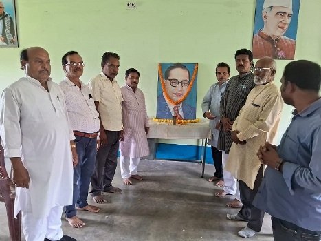 ଜିଲ୍ଲା କଂଗ୍ରେସ ଭବନରେ ସମ୍ବିଧାନ ପ୍ରଣେତା ଡ. ଆମ୍ବେଦକରଙ୍କ ୧୩୪ତମ ଜୟନ୍ତୀ ପାଳନ