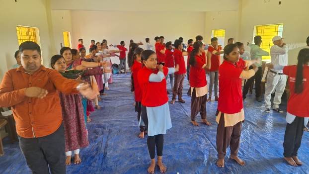 ହାଟଡିହି କଲେଜରେ ଦଶମ ଅନ୍ତର୍ଜାତୀୟ ଯୋଗ ଦିବସ ପାଳିତ