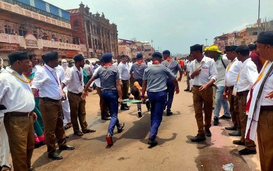 ରଥଯାତ୍ରାରେ ସେବା ଯୋଗାଇଲେ ସ୍କାଉଟସ୍ ଏବଂ ଗାଇଡସ୍‌