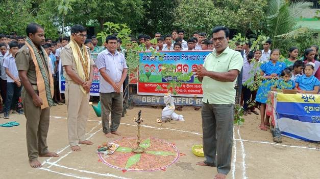 ଜାତୀୟ ସବୁଜ ବାହିନୀ ଦ୍ୱାରା ବନ ମହୋତ୍ସବ ପାଳିତ