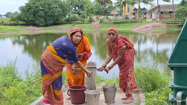 ପାଣି ପାଇଁ ଡହଳ ବିକଳ ସାମନ୍ତରାପୁର ଗ୍ରାମବାସୀ