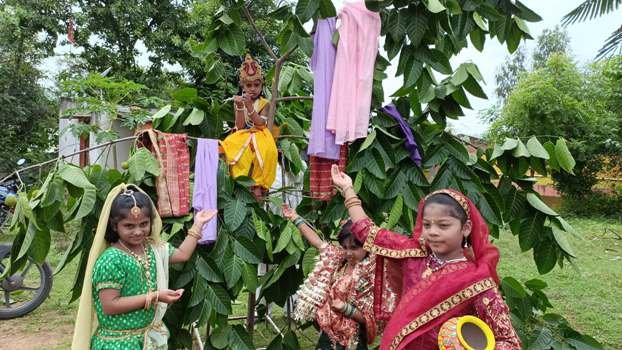 ପାରଳା ସରସ୍ଵତୀ ଶିଶୁ ବିଦ୍ୟା ମନ୍ଦିରରେ ଶ୍ରୀକୃଷ୍ଣ ଜନ୍ମାଷ୍ଟମୀ ପାଳିତ