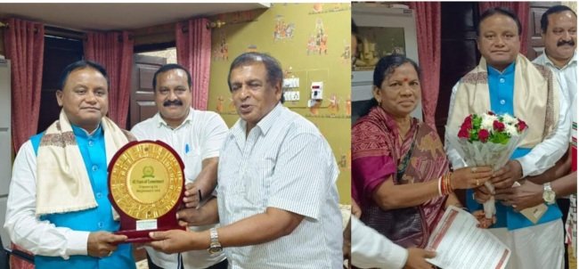 ମୁଖ୍ୟମନ୍ତ୍ରୀ ମୋହନ ମାଝୀଙ୍କୁ ଭେଟିଲେ ଓଡ଼ିଶା ଆଦିବାସୀ ମଞ୍ଚ ଓ ପ୍ରେମ୍‌‍ର ସଭାପତି